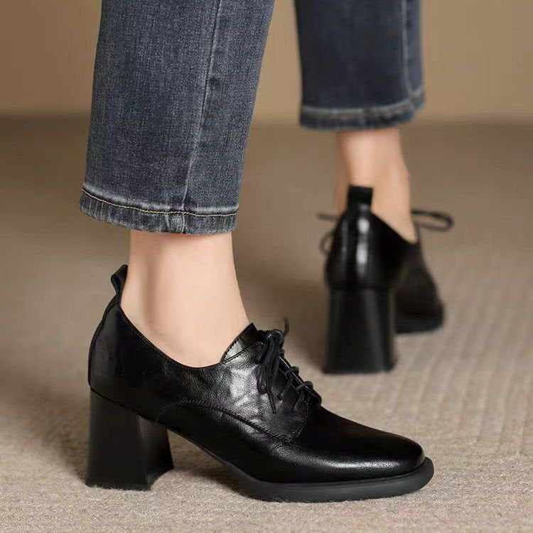 Tacones de cuero Julia