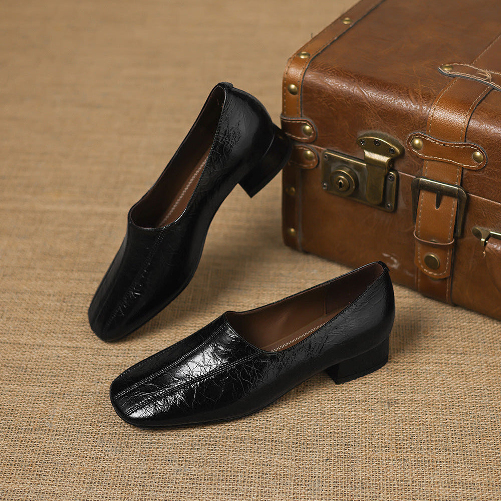 Mocasines Velina de cuero genuino