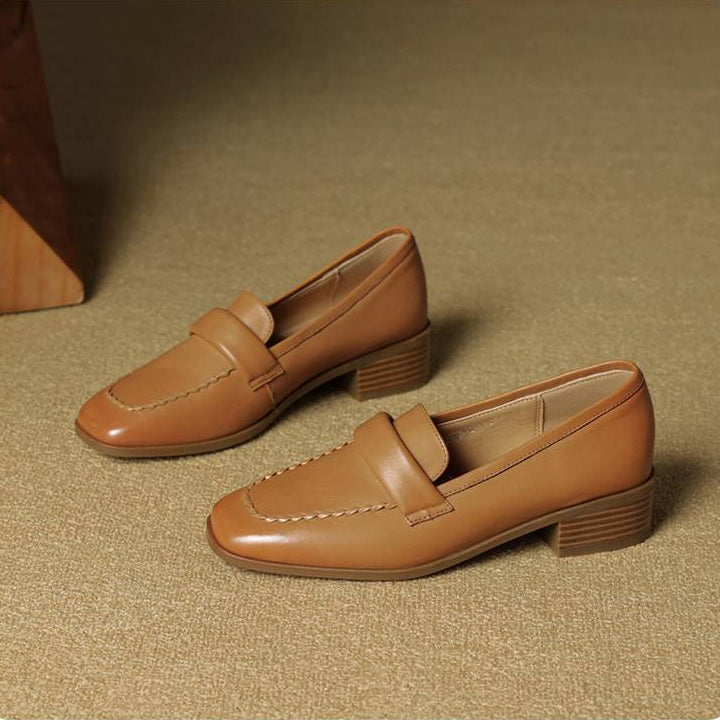 Evren loafers i äkta läder