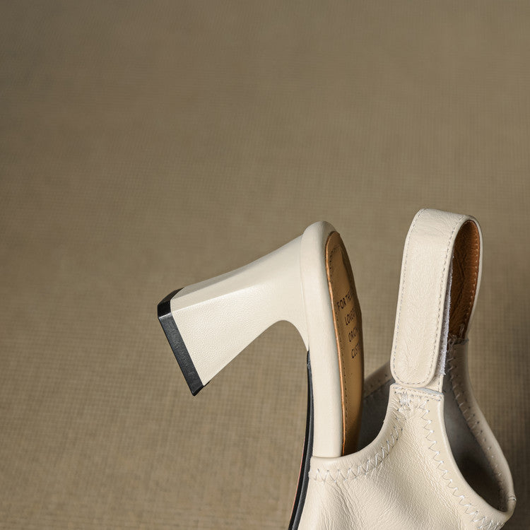 Tacchi slingback Velra in vera pelle