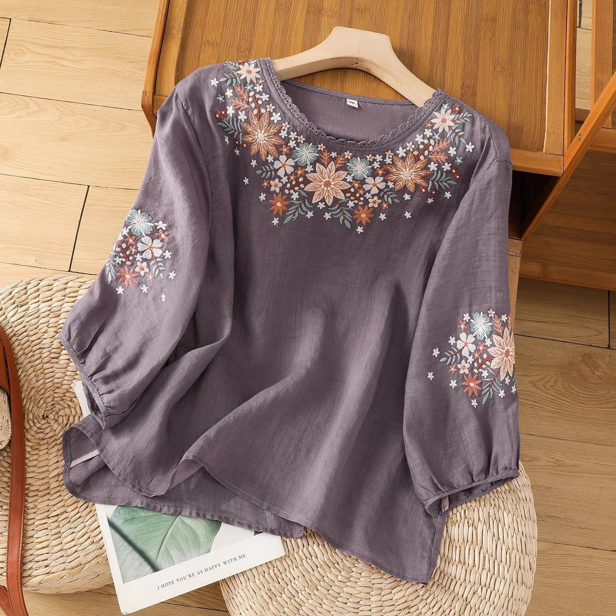 Rosabelle Bestickte Bluse