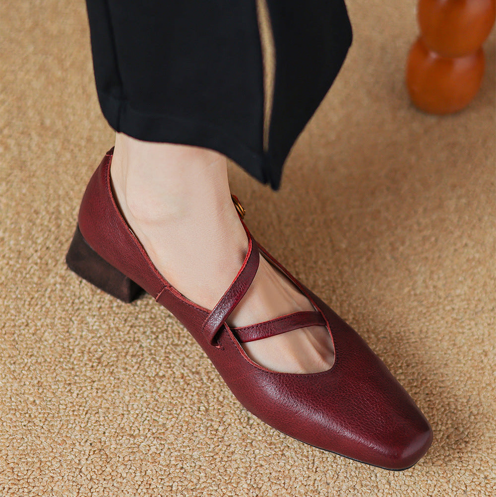 Tacones Ossa de cuero genuino