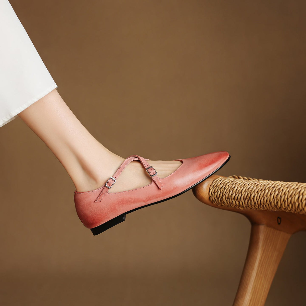 Scarpe basse Avelin in vera pelle