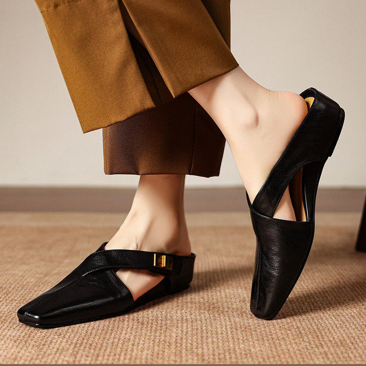 Mules Ravessia in vera pelle