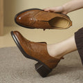 Everett Wingtip Plateauschoenen van Echt Leer