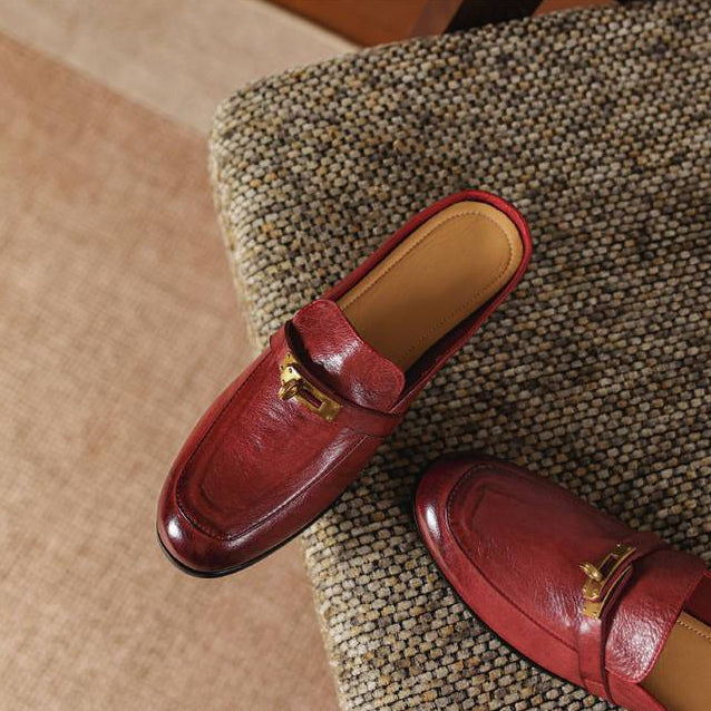 Mules Fiorella en cuir véritable