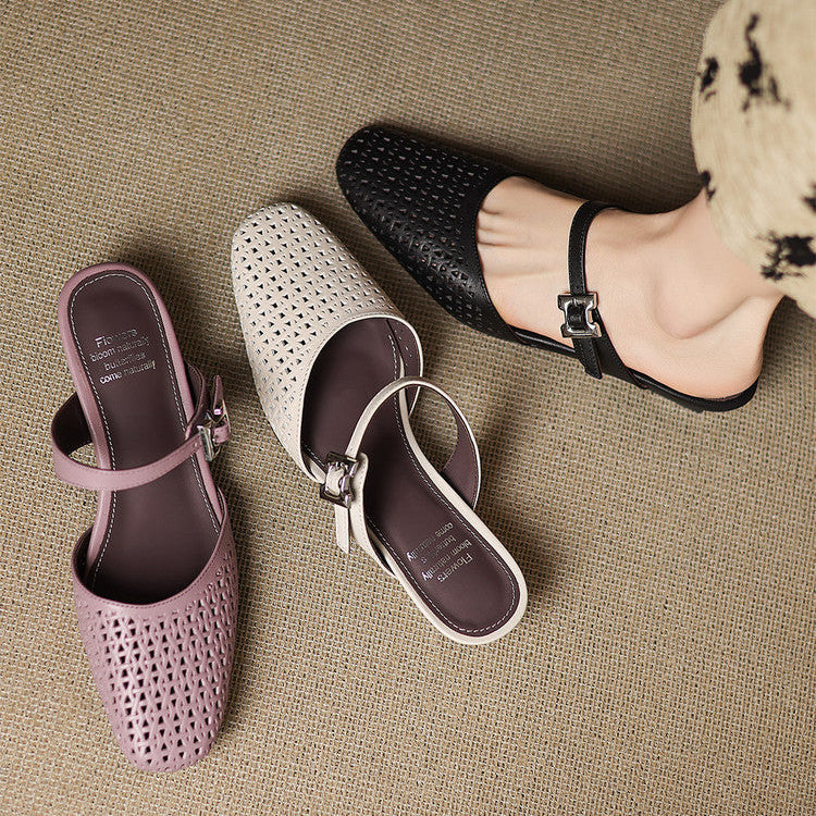 Mules Nilda in vera pelle
