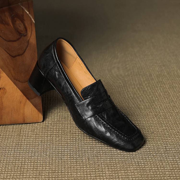 Tacones Sora de cuero genuino