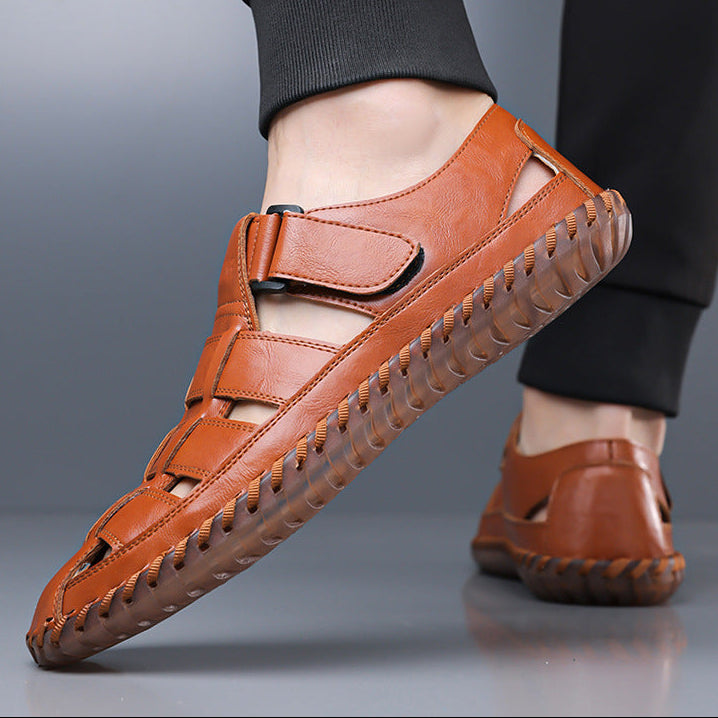 Kevan Ledersandalen mit geschlossener Zehenpartie