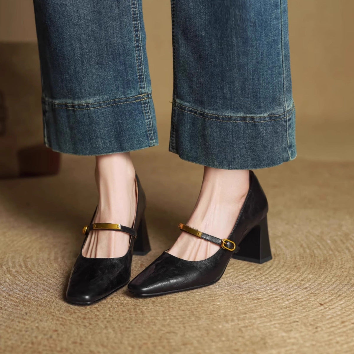 Maela High Heels aus echtem Leder