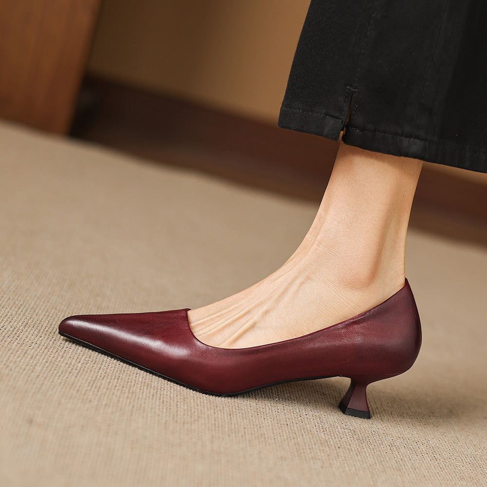 Tacchi Calina in vera pelle