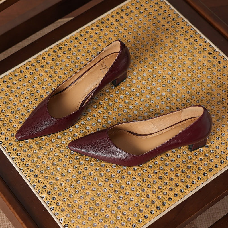 Talons Lorvane en cuir véritable