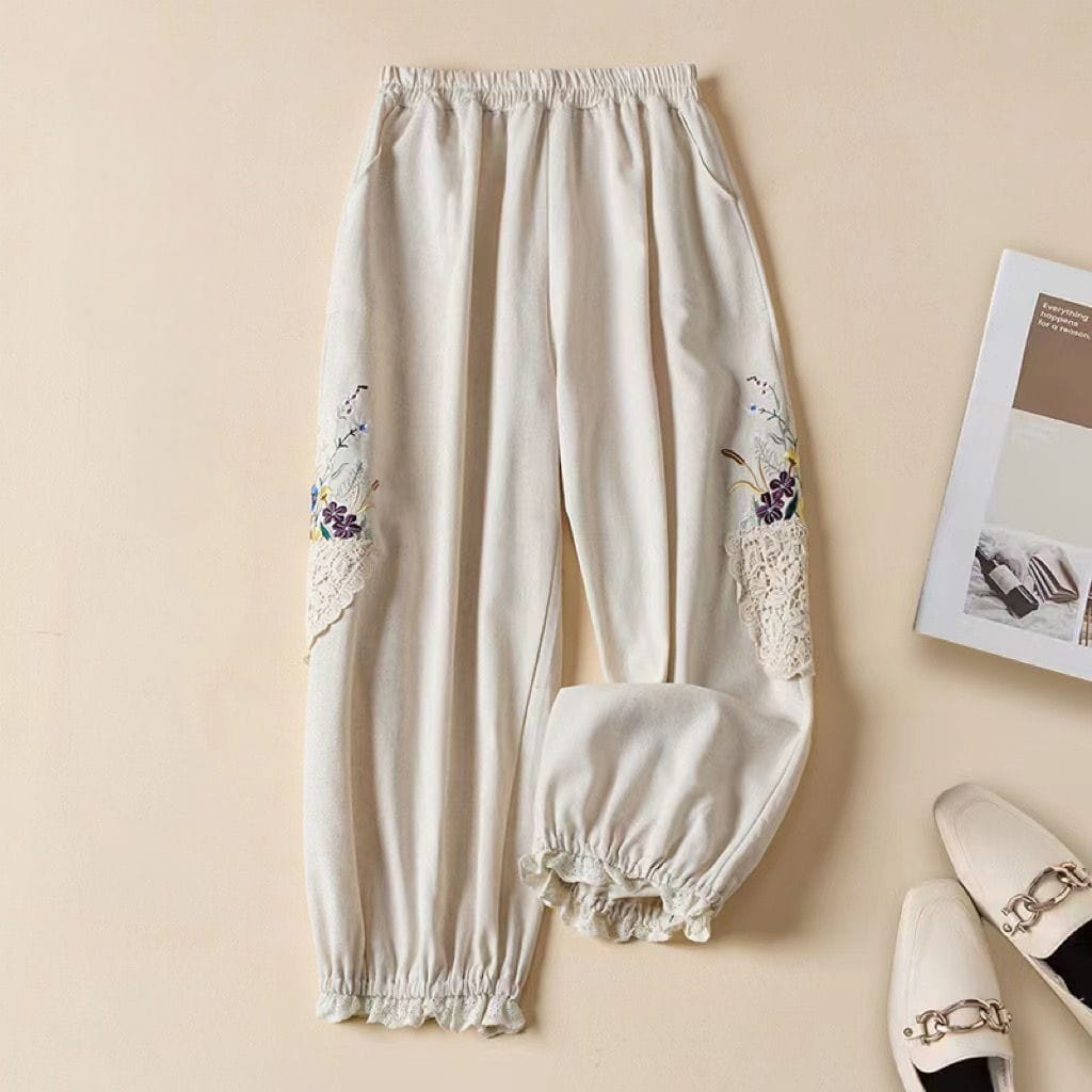 Celeste broderade byxor