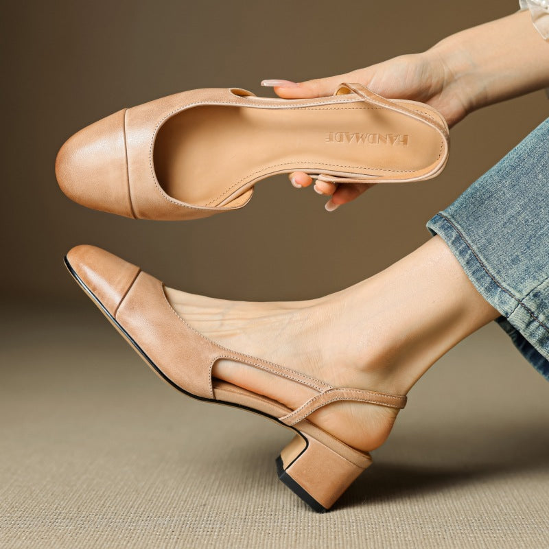 Zapatos de tacón Lureth de piel auténtica