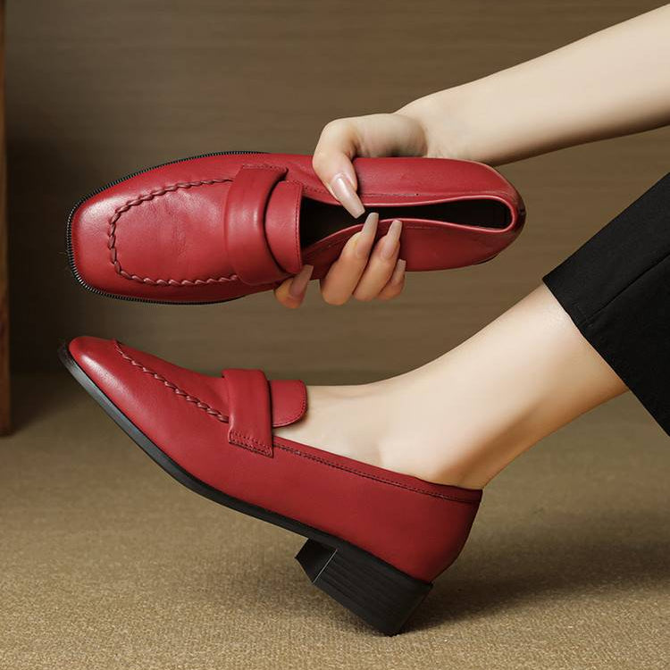 Evren loafers i äkta läder