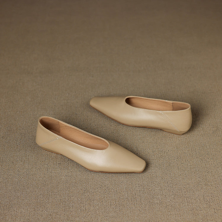 Zapatos planos Emor de cuero genuino