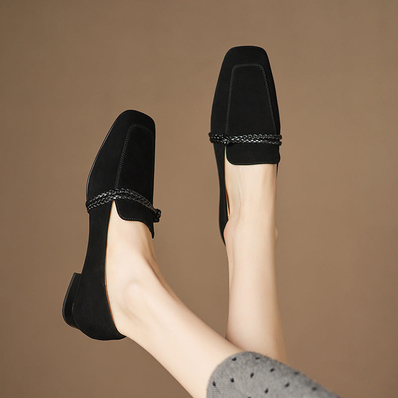 Saraline Suede Loafers
