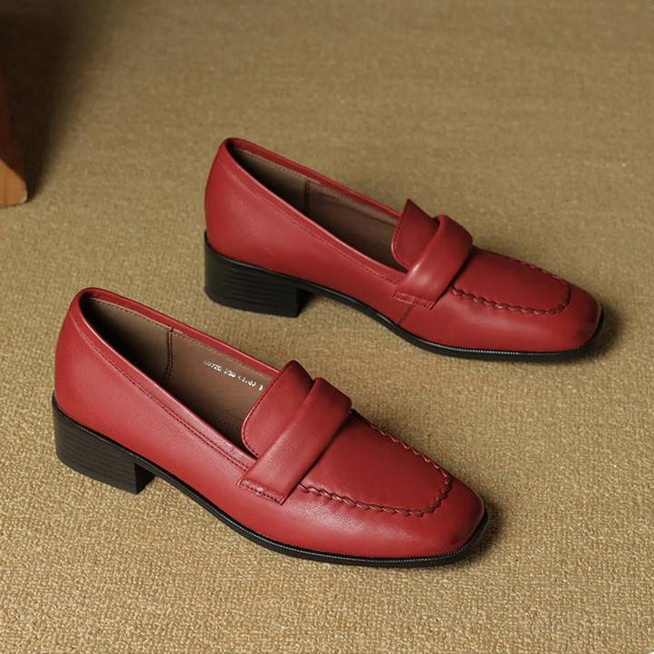 Evren loafers i äkta läder
