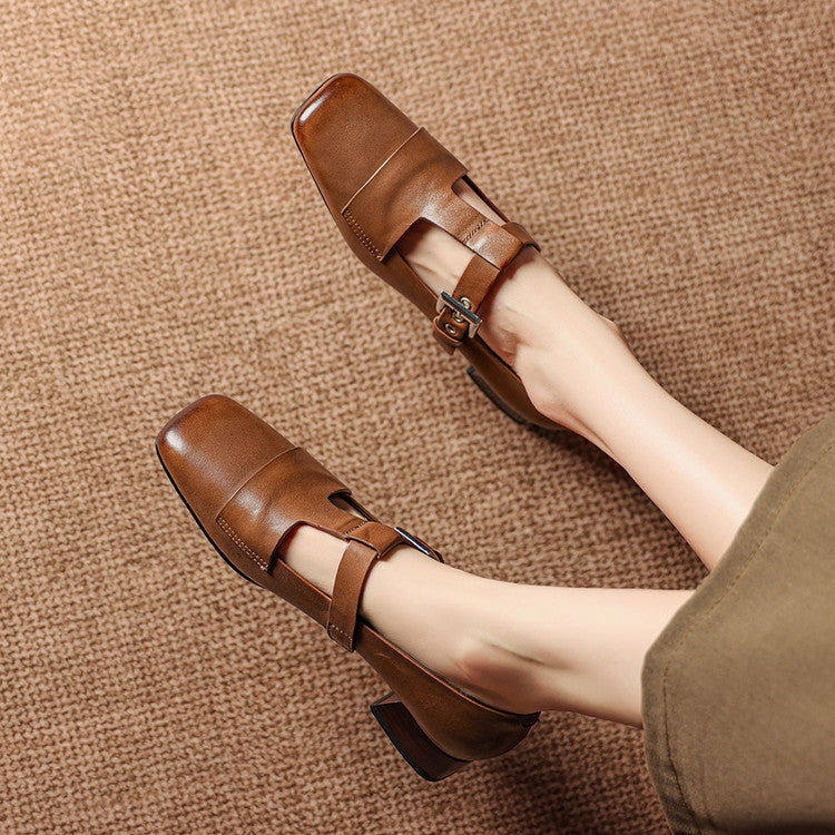 Veyra High Heels aus echtem Leder