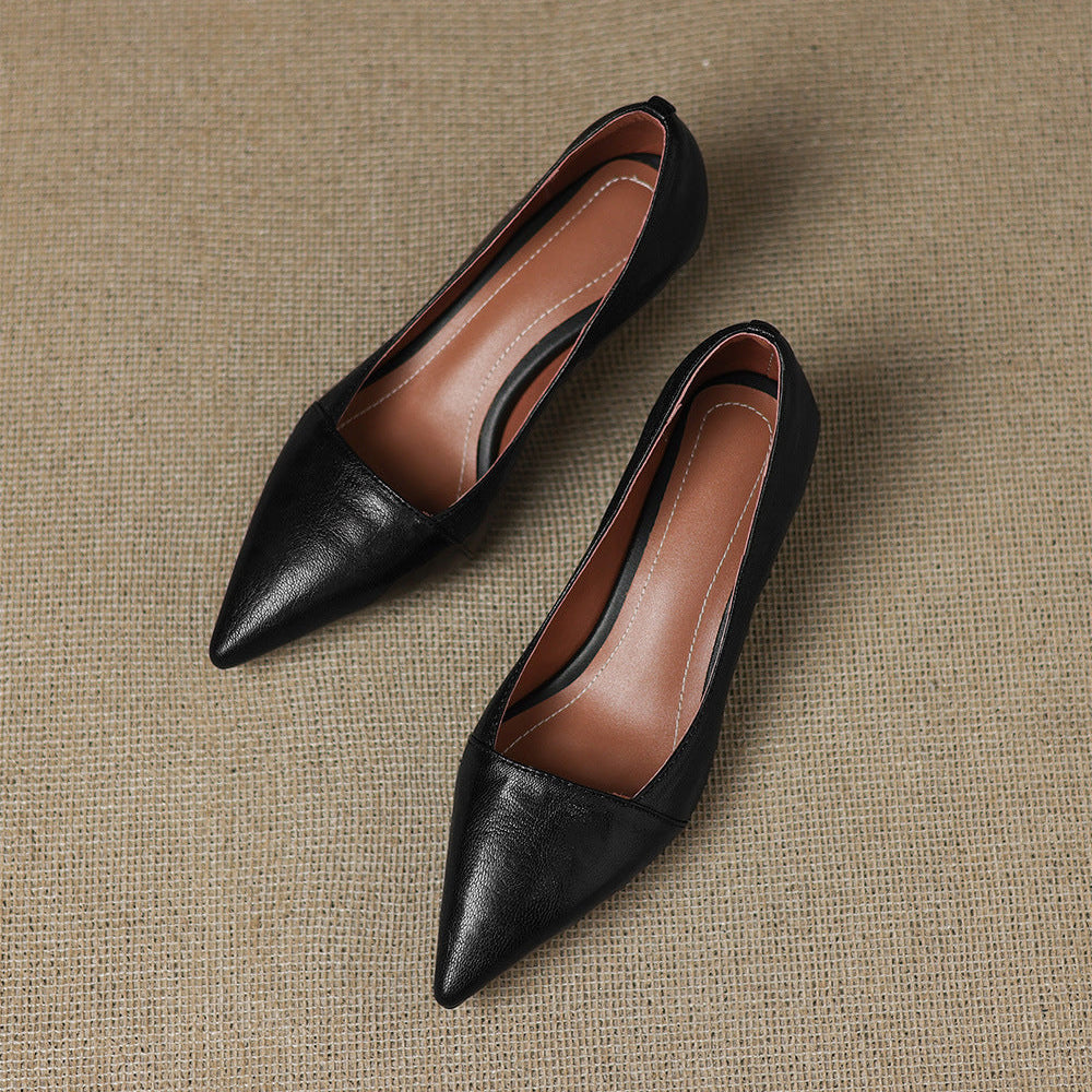 Tacones Venza de cuero genuino