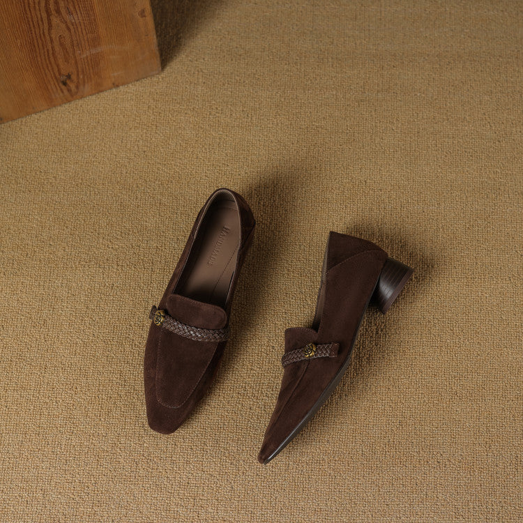 Vimi loafers i ægte ruskind