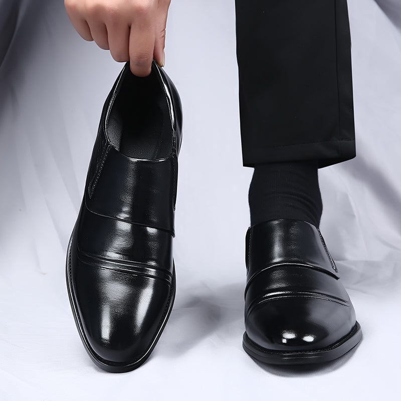 Denvor Businessschuhe aus strukturiertem Leder