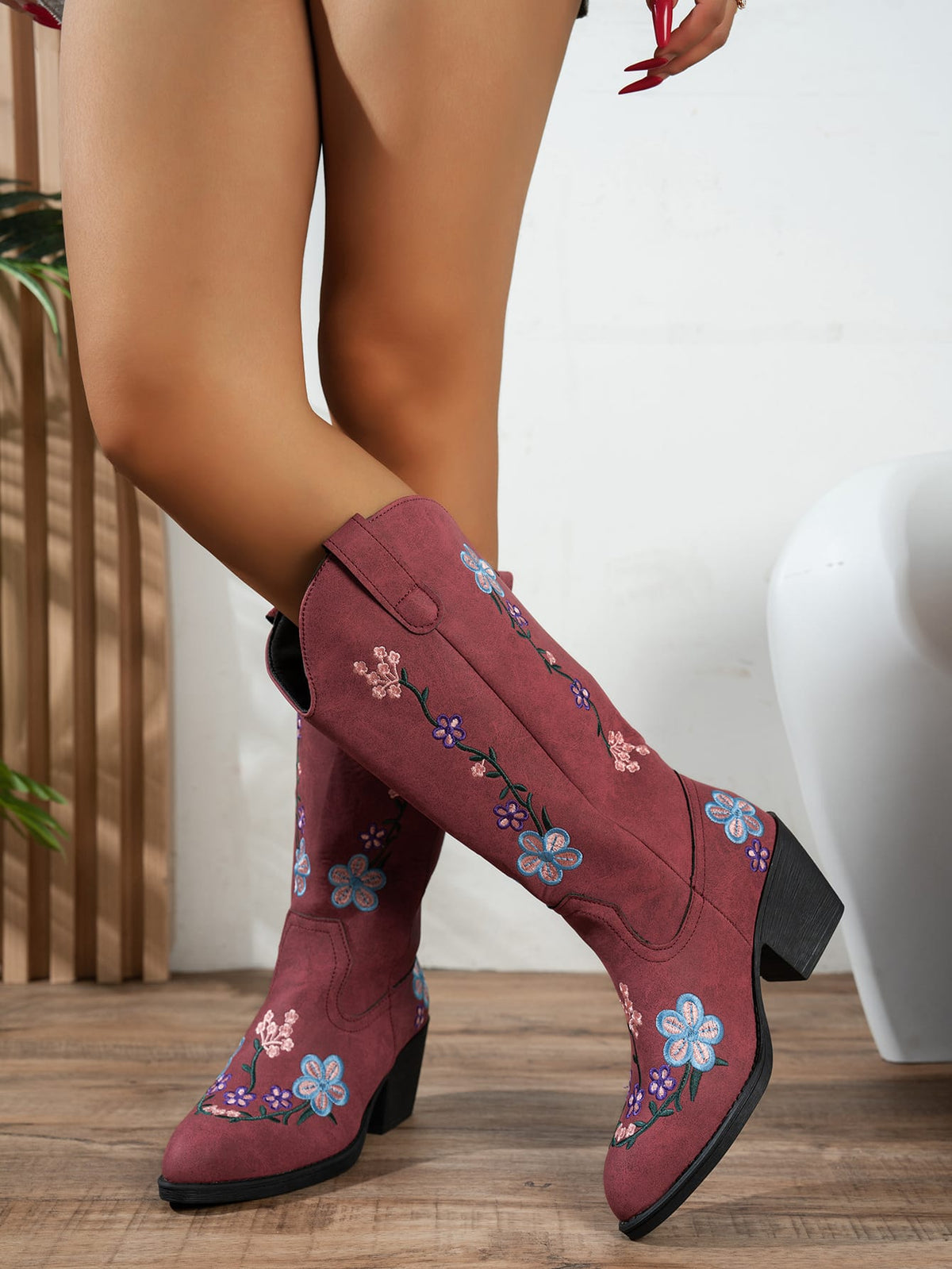 Bestickte Stiefel Willow