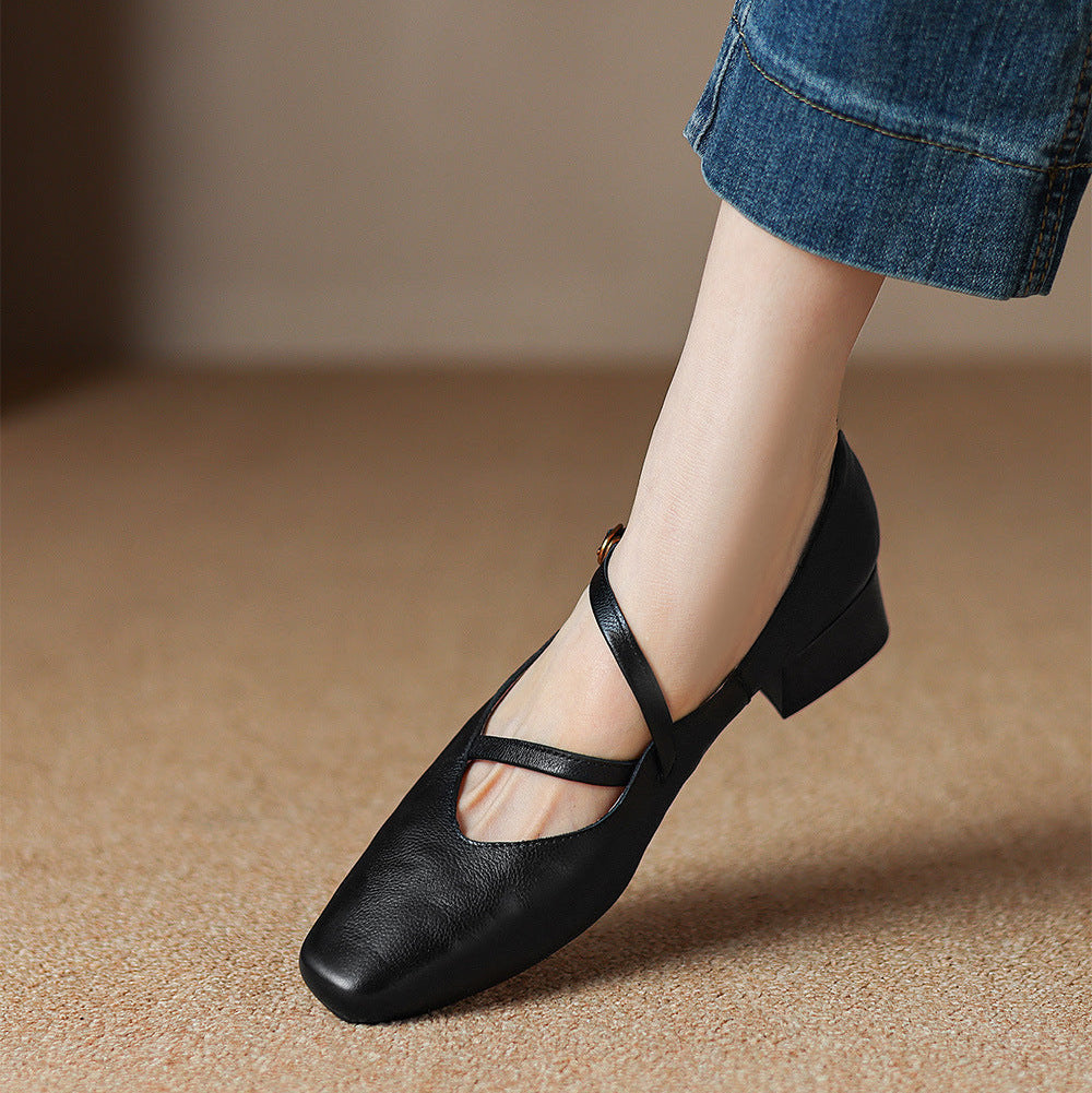 Tacones Ossa de cuero genuino