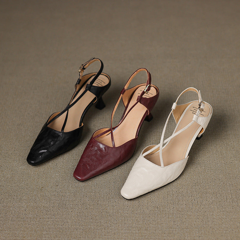 Tacchi Velta in vera pelle