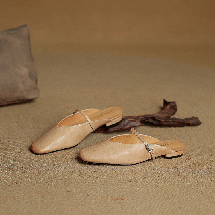 Mules Virela in vera pelle