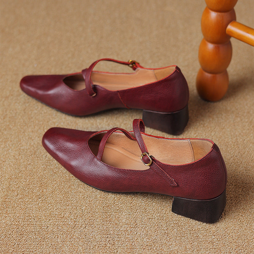Tacones Ossa de cuero genuino