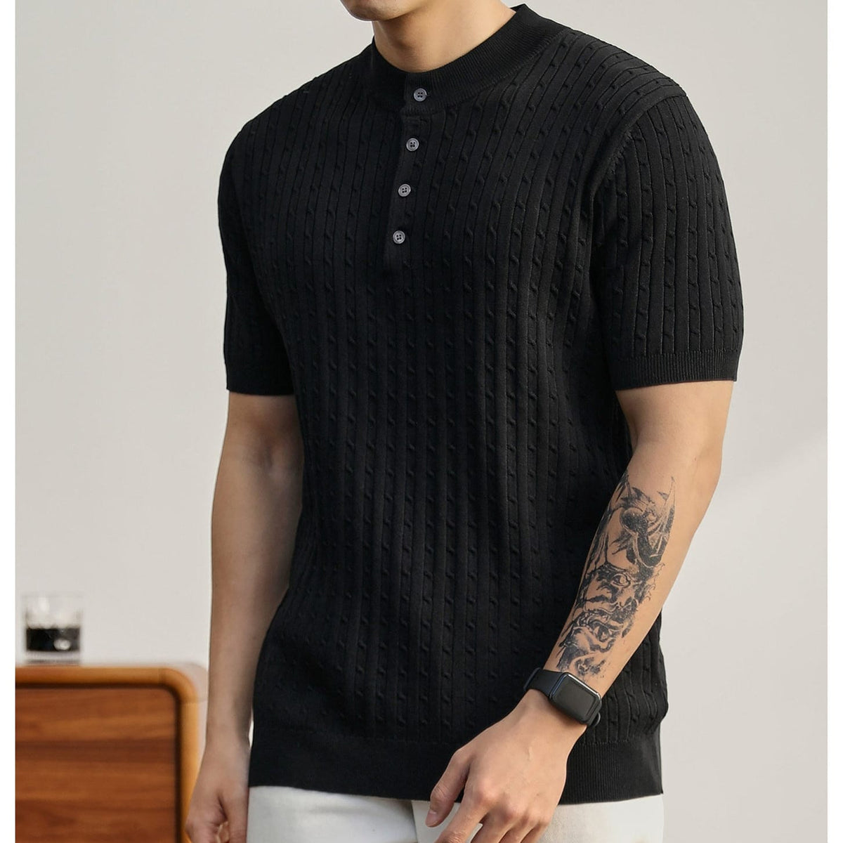 Harlow Henley-Shirt