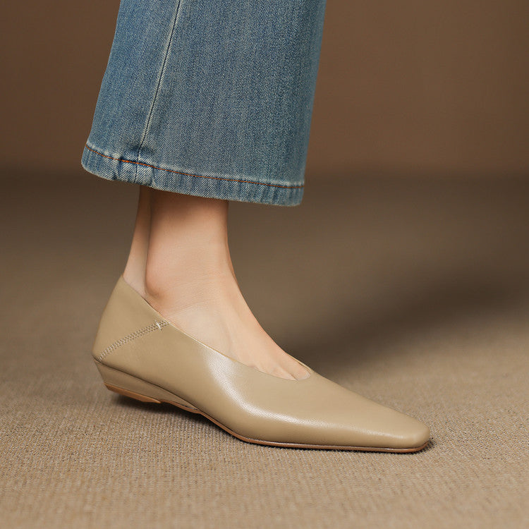 Zapatos planos Emor de cuero genuino