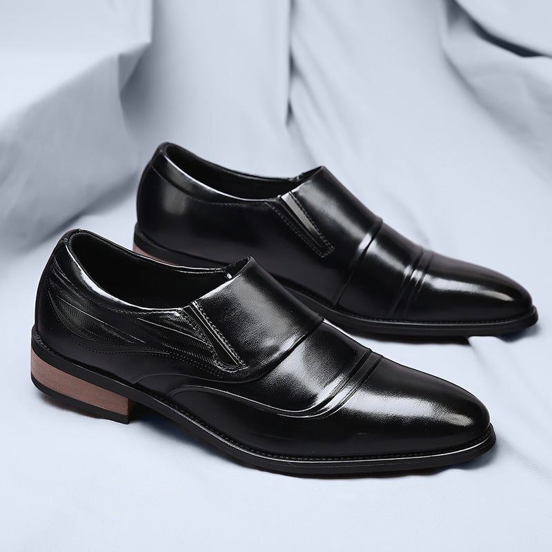Denvor Businessschuhe aus strukturiertem Leder