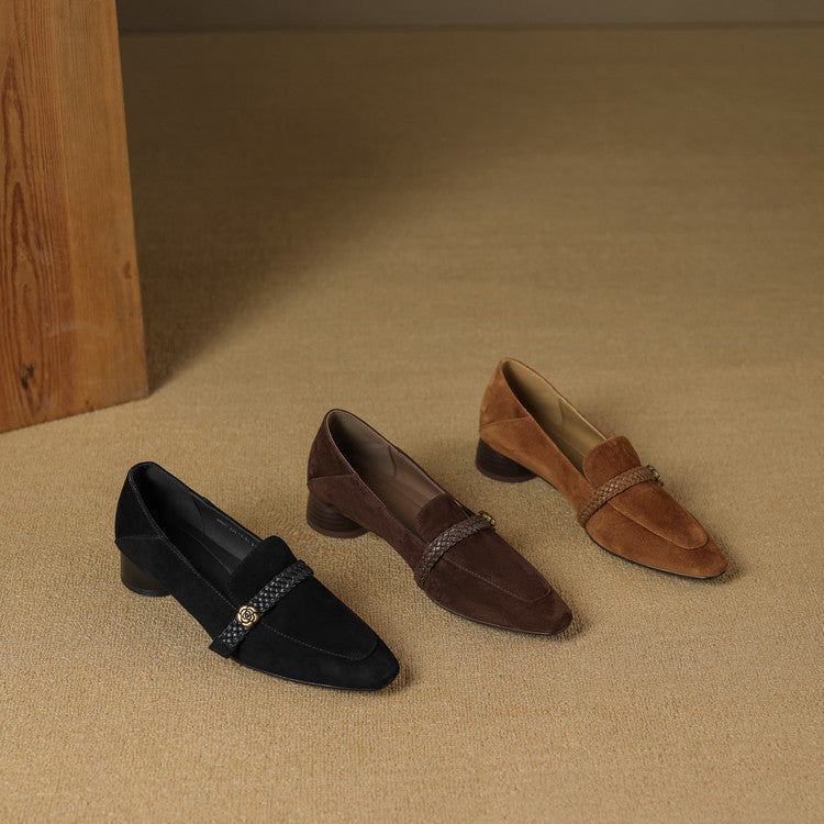 Vimi loafers i ægte ruskind