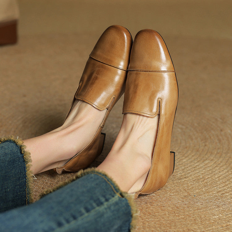 Leena Loafers i Äkta Läder