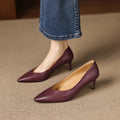 Escarpins Lenora en cuir véritable