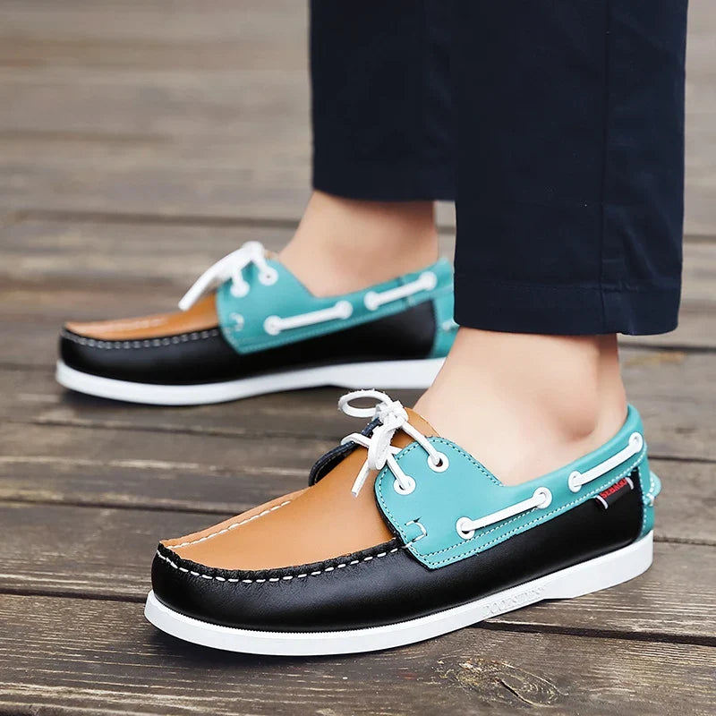 Sapatos Rasko em pele genuína