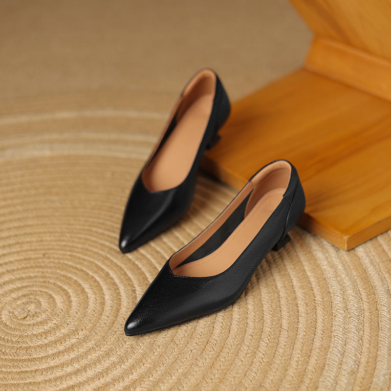 Tacones Nera de cuero genuino