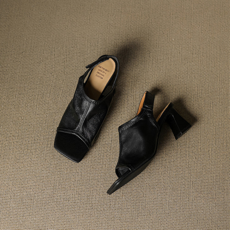 Tacchi slingback Velra in vera pelle