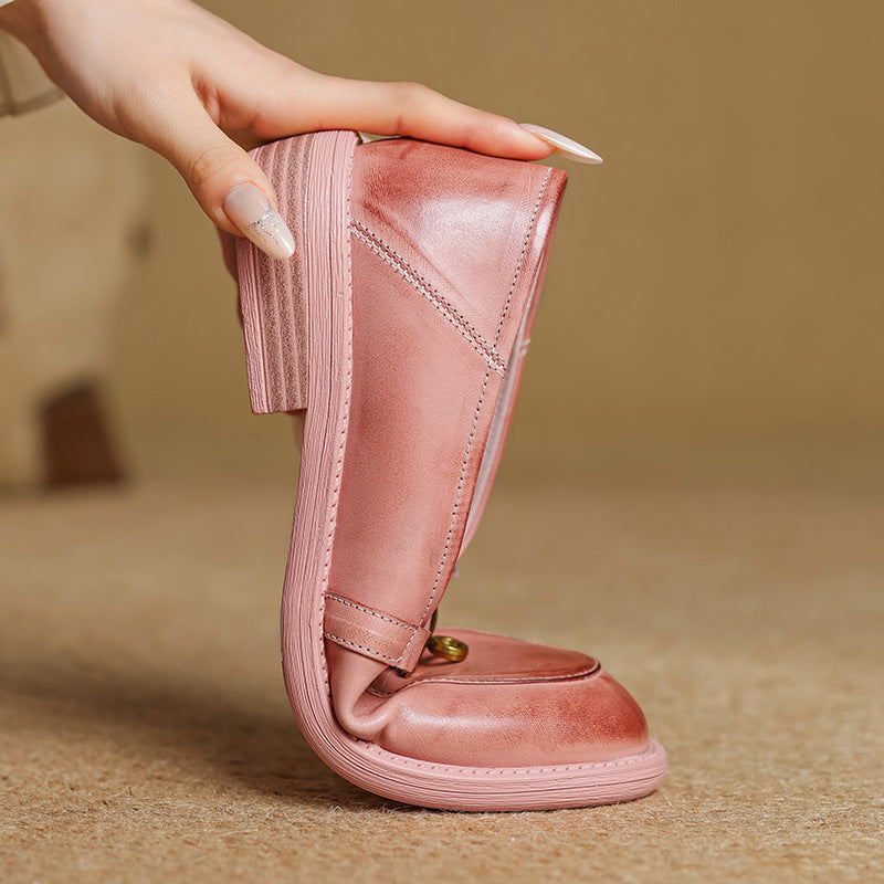 Lena Loafers i Äkta Läder