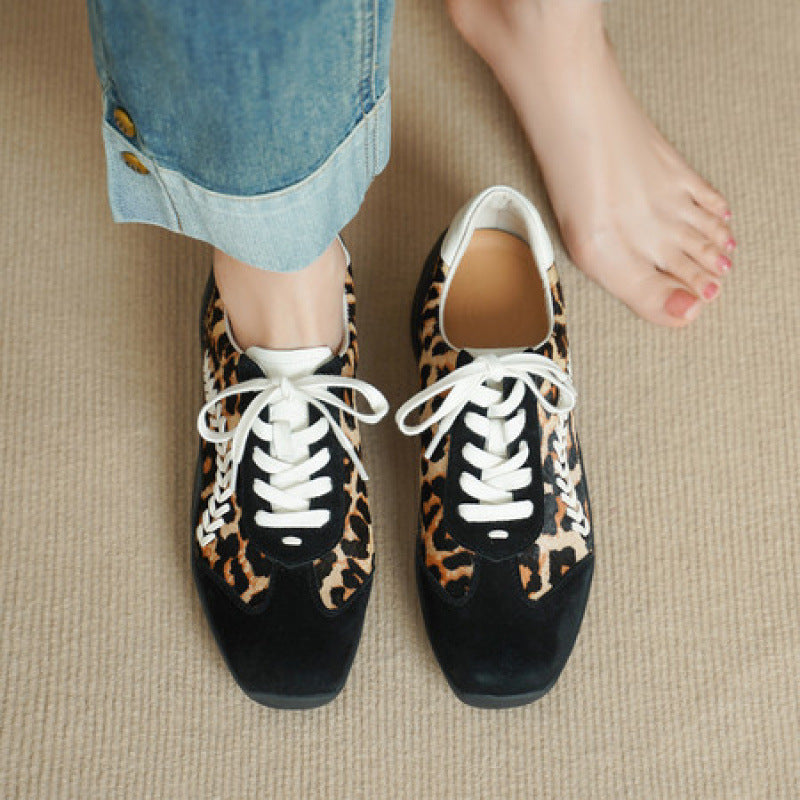 Sneakers Lea in vera pelle scamosciata