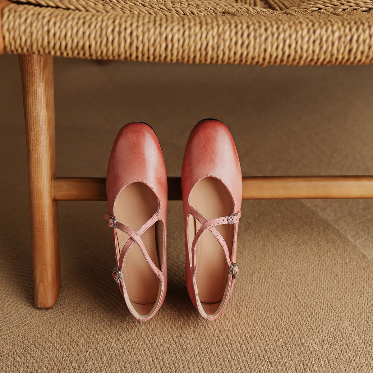 Scarpe basse Avelin in vera pelle