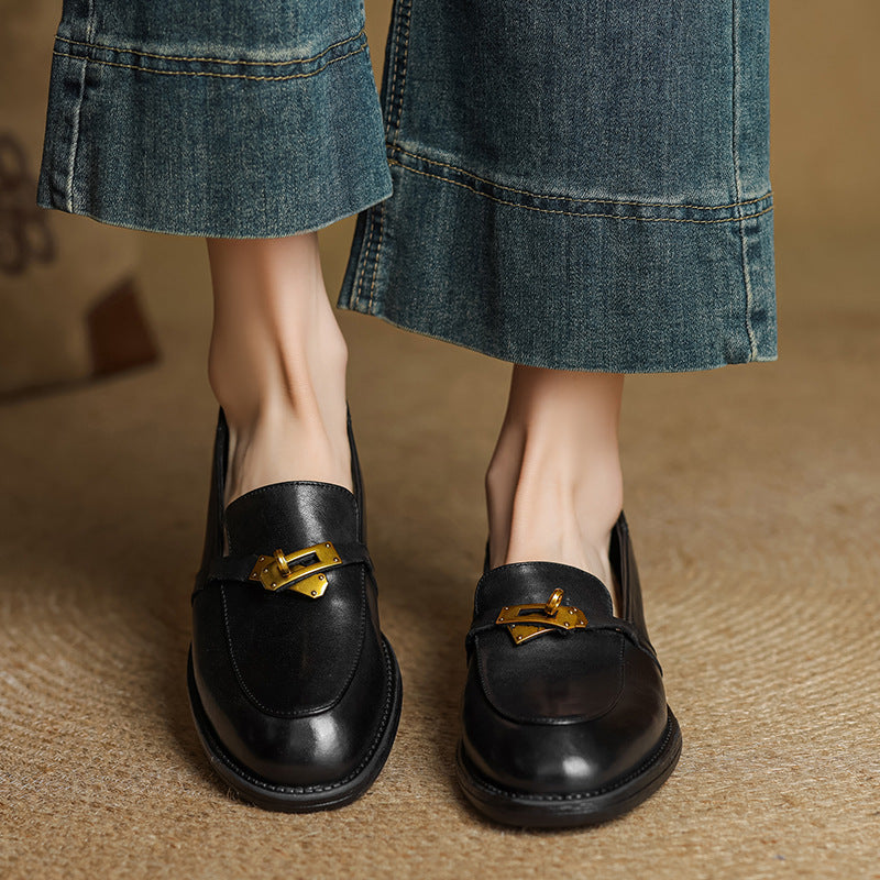 Lena Loafers i Äkta Läder