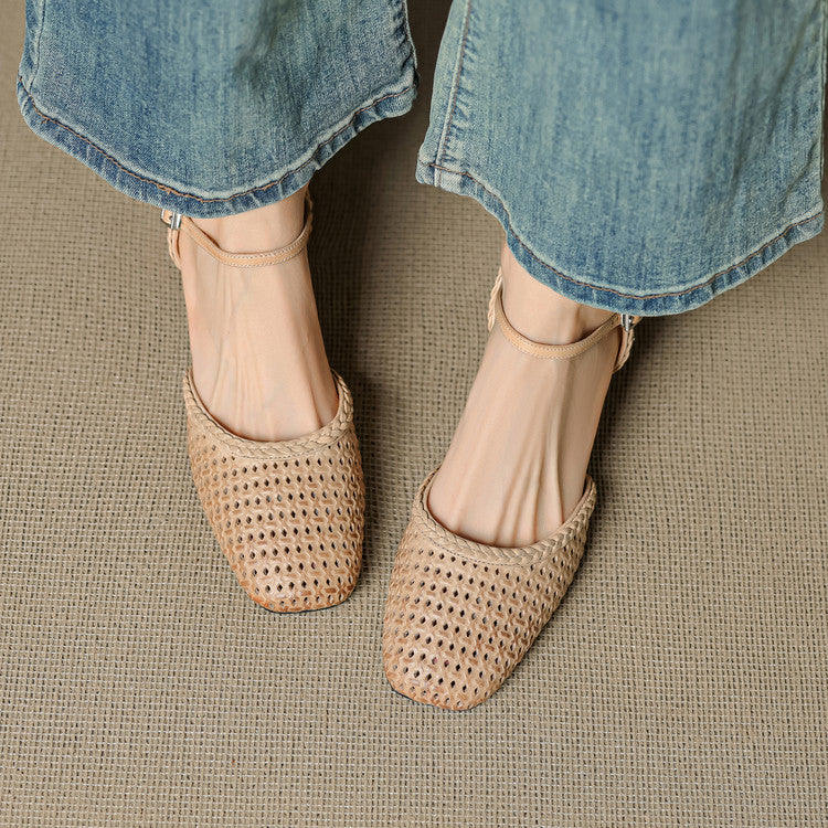 Tacones Orelia de cuero genuino