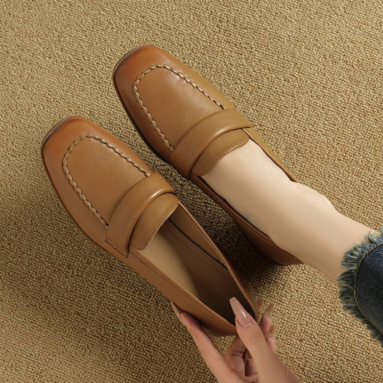 Evren loafers i äkta läder