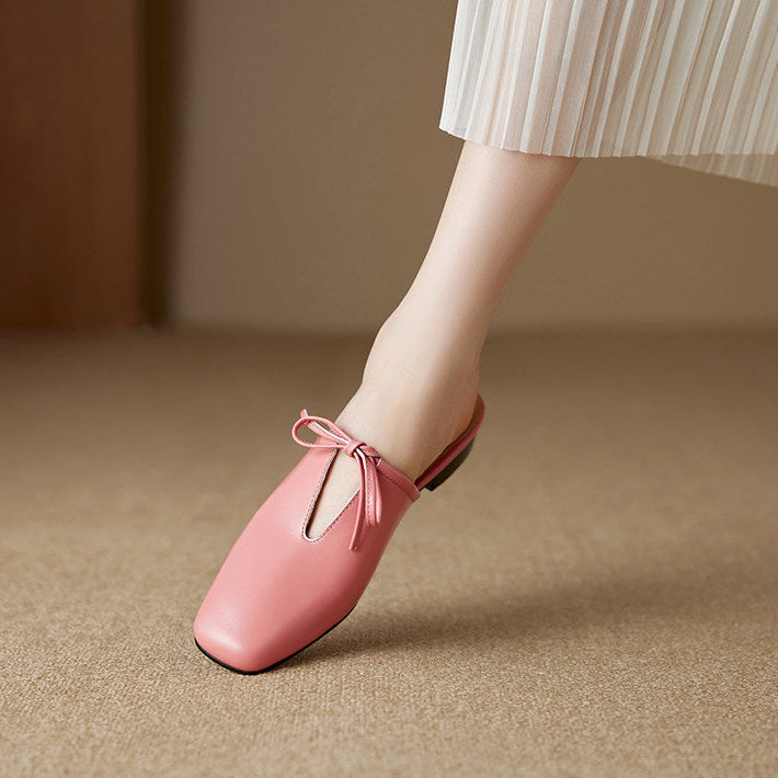 Mules Rosalia in vera pelle