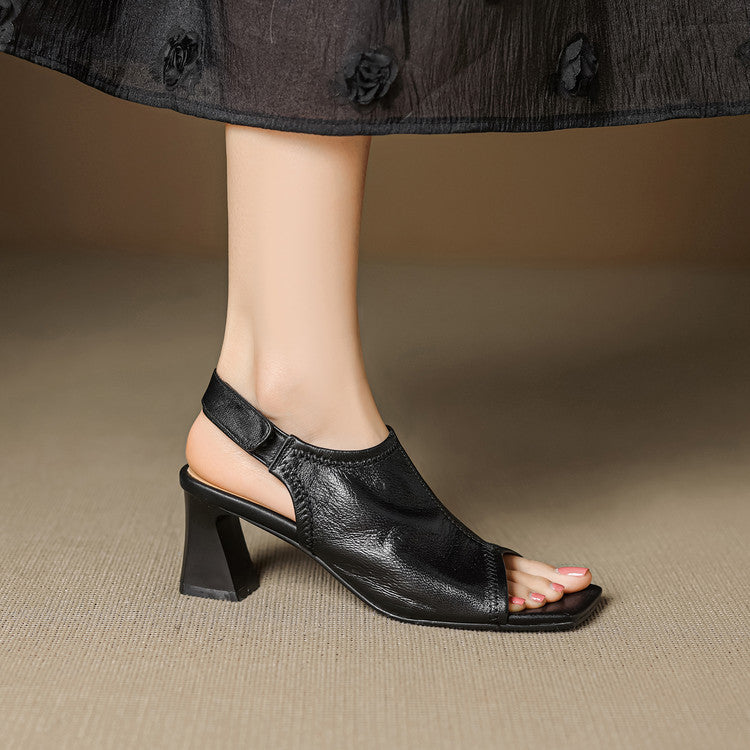 Tacchi slingback Velra in vera pelle