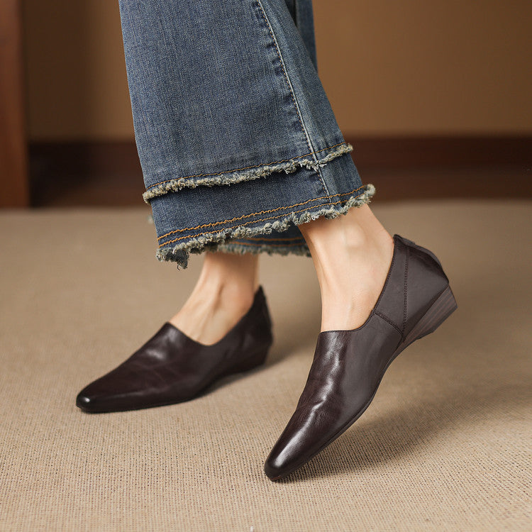 Halen Echtleder-Pumps
