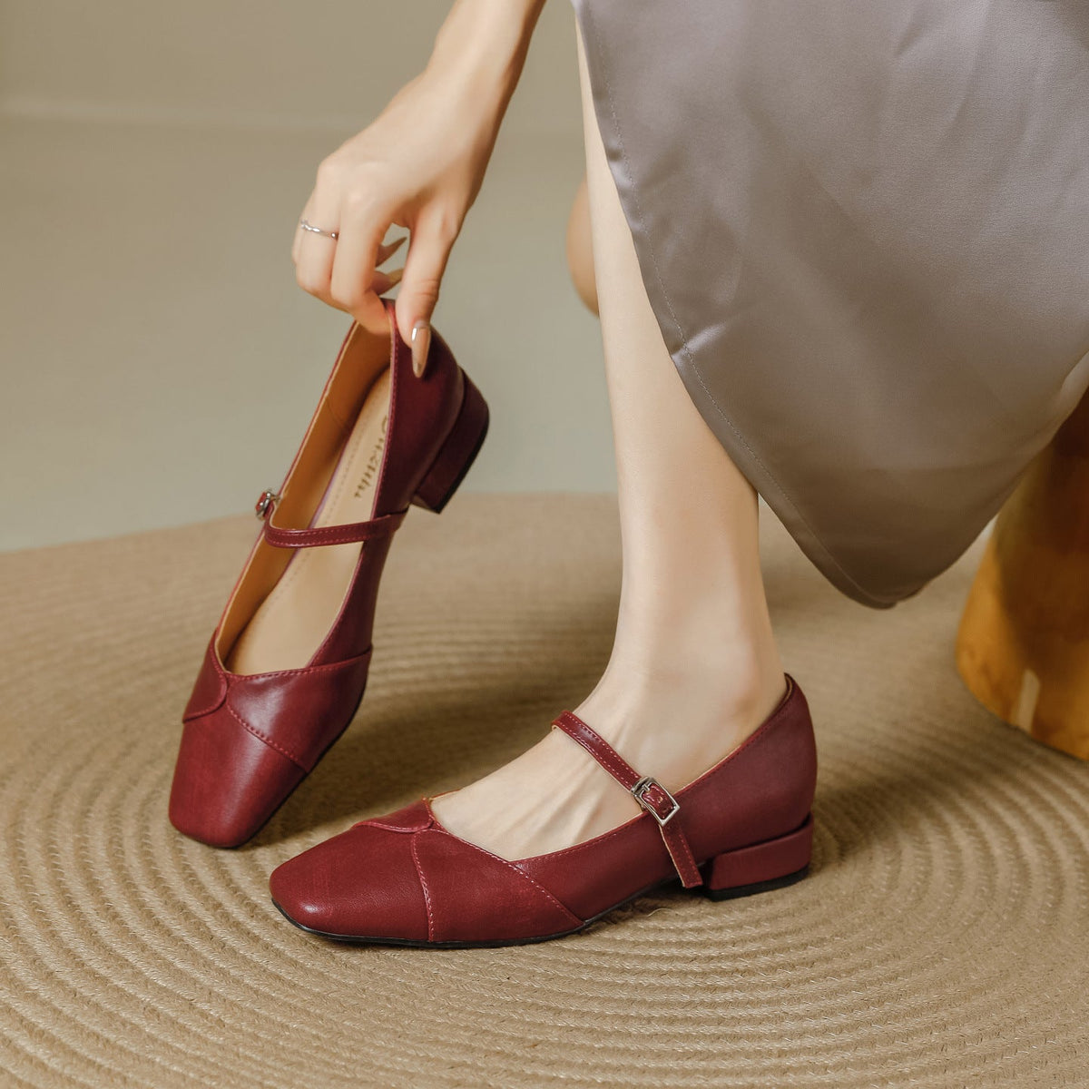 Sapatos de Pele Priya